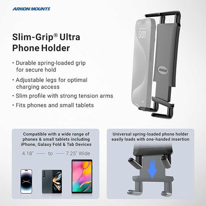 ARKON Mounts Adhesive Phone and Tablet Car and Truck Mount | Universal Phone - Image 3