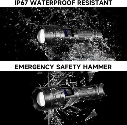 Rechargeable Flashlights High Lumens, Powerful Tactical Flashlights, 5 Modes - Image 6