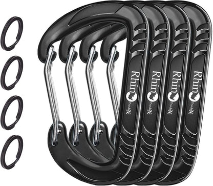 Rhino Produxs 12kN Heavy Duty Carabiner Clips, by Rhino+Produxs