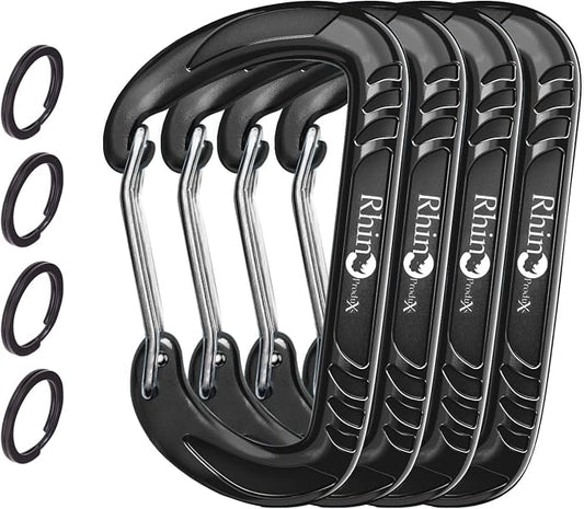 Rhino Produxs 12kN Heavy Duty Carabiner Clips, by Rhino+Produxs
