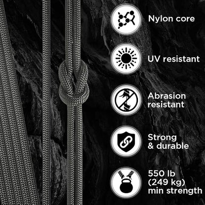 TECEUM 5/32" Paracord Rope 1000 – 1000ft / 200ft / 100ft / 50ft – Tactical - Image 3