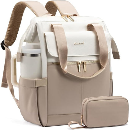 LOVEVOOK Laptop Backpack for Women, 15.6 Inch Work Laptop Bag by LOVEVOOK
