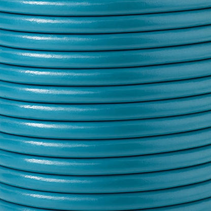 Mandala Crafts Round Genuine Teal Leather Cord - Image 3