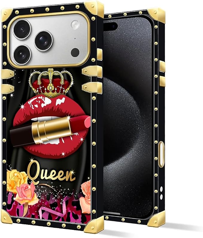 for iPhone 17 Pro Case Luxury Golden Decoration - Image 2