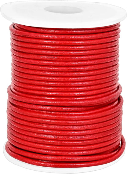 GENIQUE Real/Genuine Round Leather String Cord - Image 2