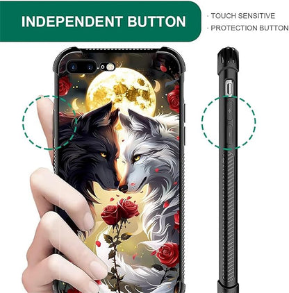 Case for iPhone 7 Plus/8 Plus, Soft Silicone Hard Acrylic for Shock Protection - Image 6