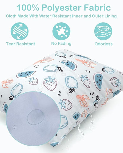 ALVABABY 2pcs Waterproof Wet Dry Bags, Reusable - Image 2