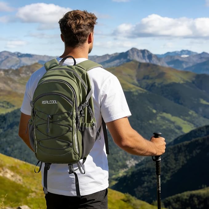 RealCool Hiking Backpack for Men Women, 20L Lightweight Waterproof Travel - Image 6