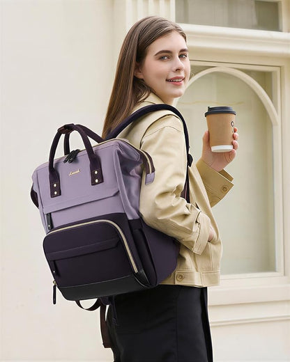 LOVEVOOK Laptop Backpack for Women, 17 Inch Work Business Backpacks Purse - Image 2