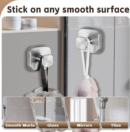 Suction Cup Hooks for Shower Heavy Duty No-Drill– Reusable Multi-Purpose Hooks - Image 5