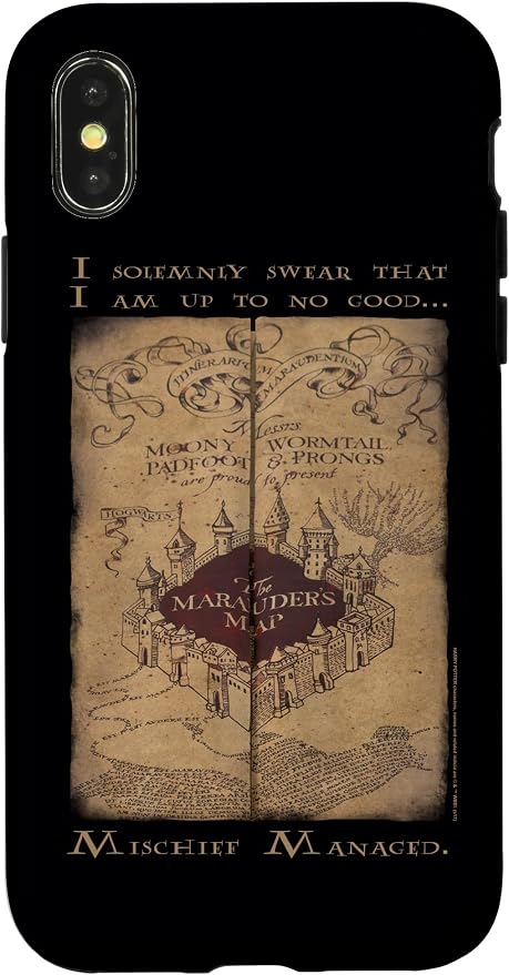 iPhone X/XS Harry Potter Marauder's Map Words Case by HarryPotter