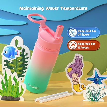 Kids Water Bottle, 16oz Kids Water Bottle - Image 3