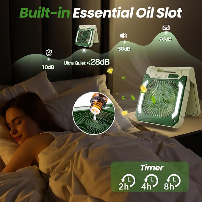 20000mAh Portable Fan Rechargeable - Image 6