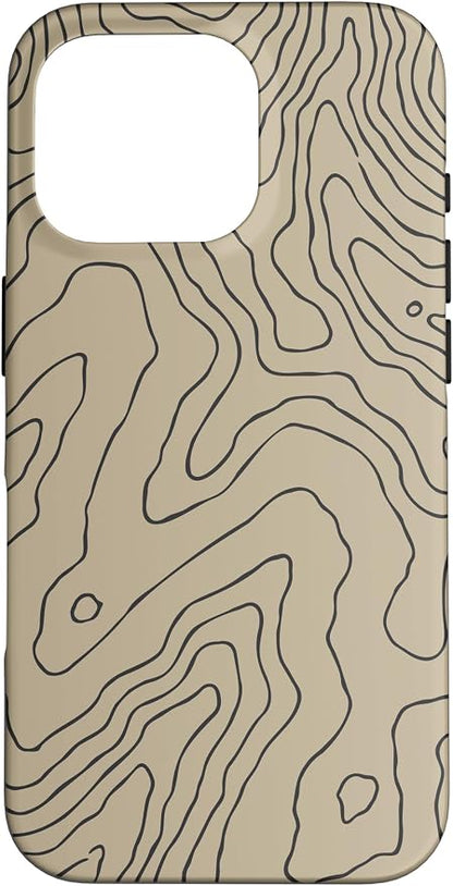 Coyote Country Guide Lines Topographical Contour Map Case by Unknown