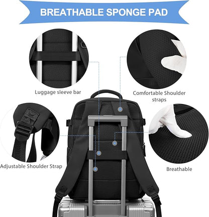 coowoz Travel Backpack For Women Men Airline Approved, Carry On Backpack - Image 6