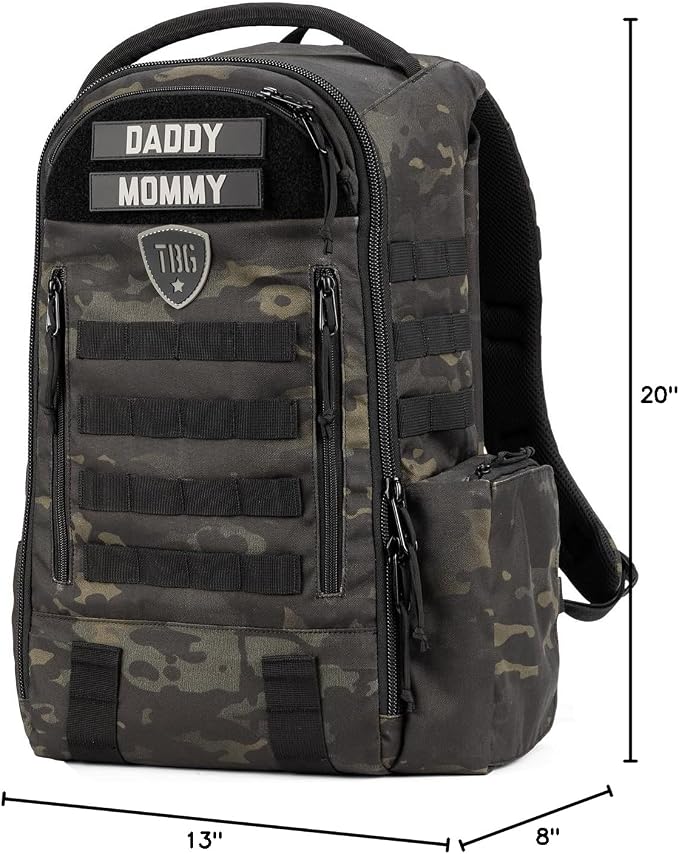 Tactical Baby Gear Daypack Tactical Diaper Bag Backpack - Image 10