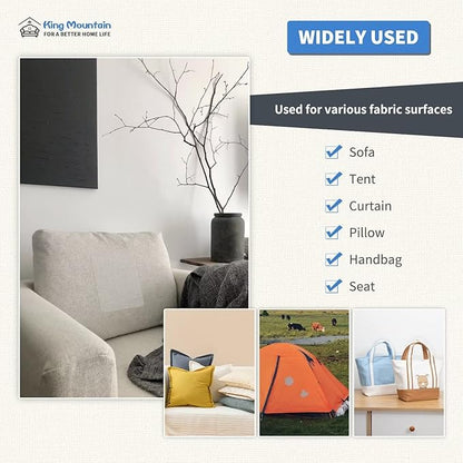 KING MOUNTAIN Canvas Repair Patch 9 x11 Inch 2 Pcs Self-Adhesive Waterproof - Image 5