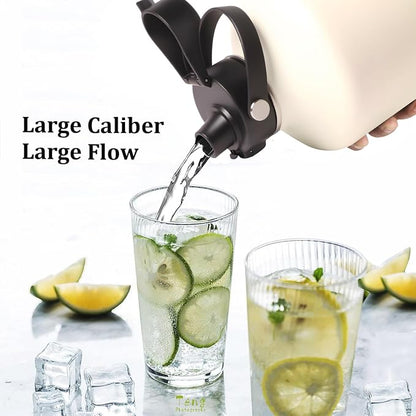 Water Bottle Insulated 32oz 40oz 64oz 128oz Straw Lid Spout Lid & 3 Lids - Image 4