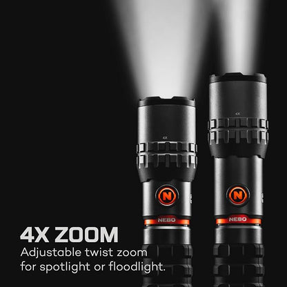 NEBO SLYDE King 2K Flashlight | 2000 Lumens, Rechargeable COB Work Light & LED - Image 6
