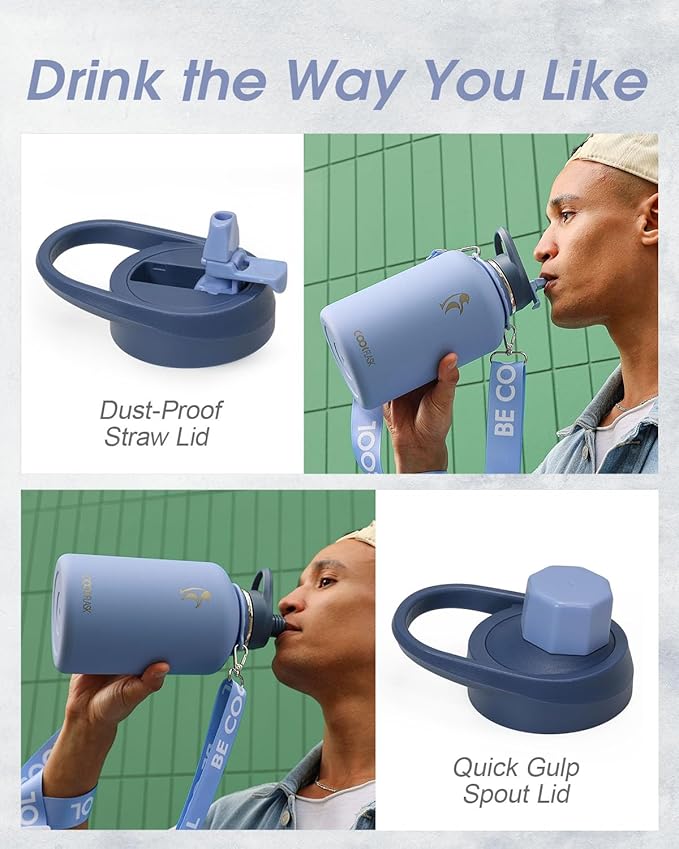 Coolflask 64 oz Water Bottle - Image 4