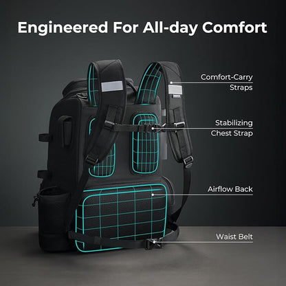Piscifun 52L Fishing Tackle Backpack - Image 5