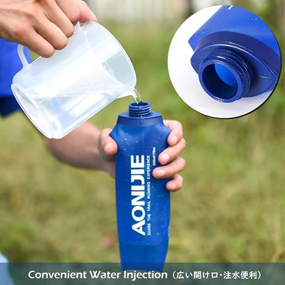 TRIWONDER Collapsible Water Bottles TPU Soft Flask Running Bottles BPA-Free - Image 6