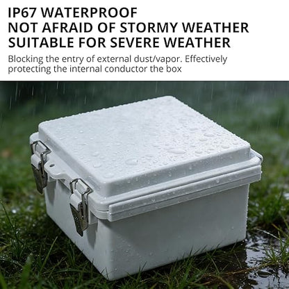 MAKERELE Small Waterproof Electrical Box Outdoor IP67 ABS Plastic Enclosure - Image 5