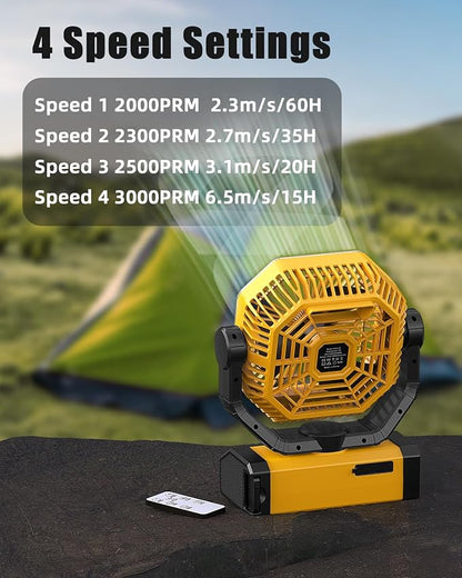 Battery Powered Fan - Image 2