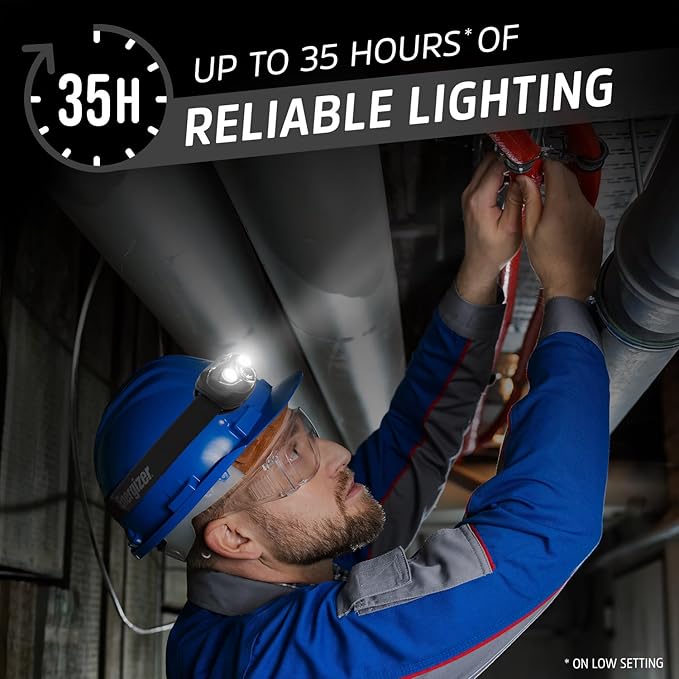 Energizer PRO-260 LED Headlamp, IPX4 Water Resistant Headlamps, - Image 2