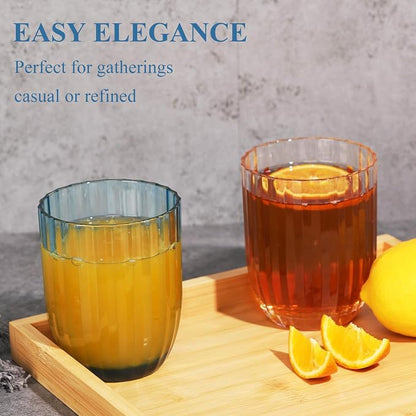 Acrylic Clear Highball Plastic Cups | Plastic Reusable Tumblers 15oz | - Image 2