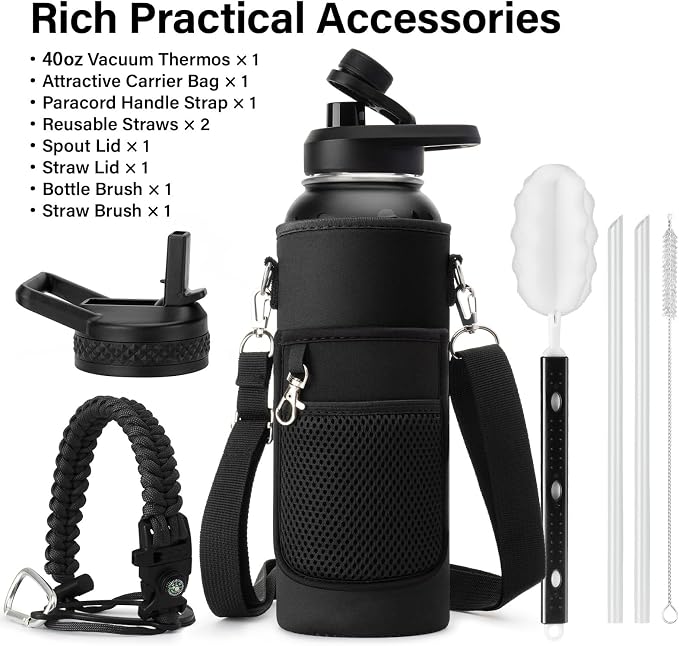 DYSANKY Insulated Water Bottle | Thickened Stainless Steel Vacuum Metal | - Image 2