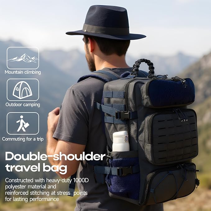 Tactical Backpack for Men, Military Backpack - Image 2