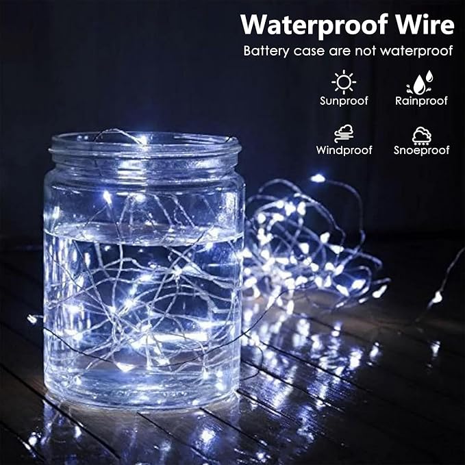 6-Pack Fairy Lights Battery Operated - Image 3