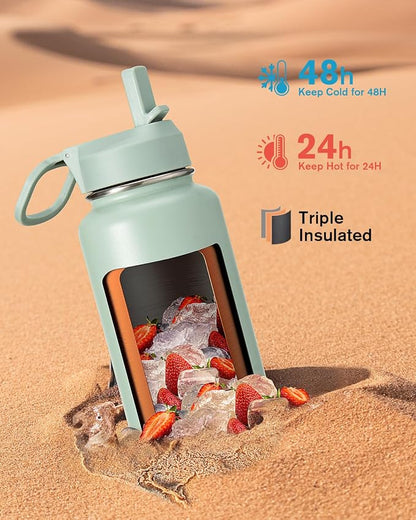 Coolflask Water Bottle 40 oz Insulated - Image 2