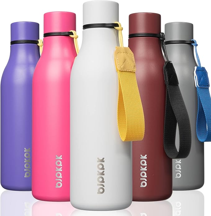 BJPKPK Insulated Water Bottles, 18 oz Stainless Steel Metal Water Bottle by BJPKPK