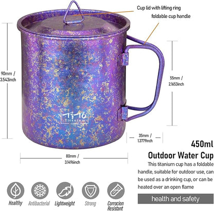 TiTo Titanium Cup Titanium Pot - Image 2
