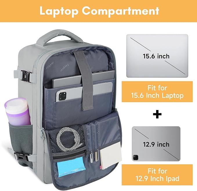 Taygeer Carry On Backpack, Womens Travel Backpack - Image 6