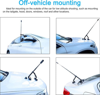 PellKing Suction Car Mount for Insta360 x5, One RS, R Compatible - Image 4