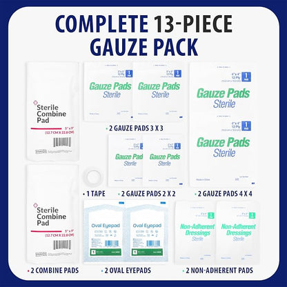 MFASCO First Aid Kit Refill Supplies Gauze Pack Refill - Image 6