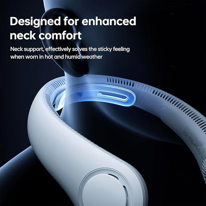 JISULIFE Portable Neck Fan Upgraded, Neckbrace Personal Hands Free, 5 Speed - Image 2