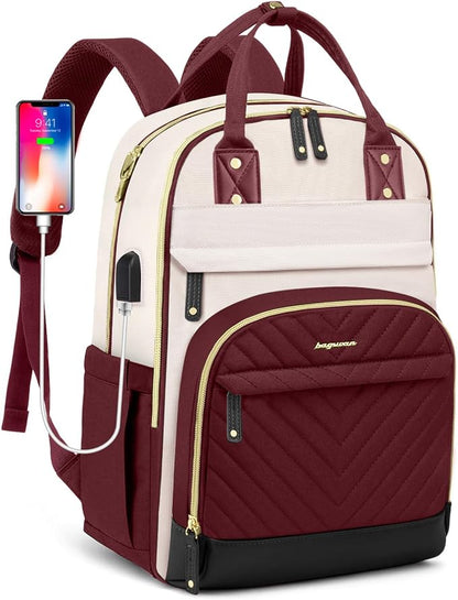 Laptop Backpack for Women Work Bag by BAGSWAN