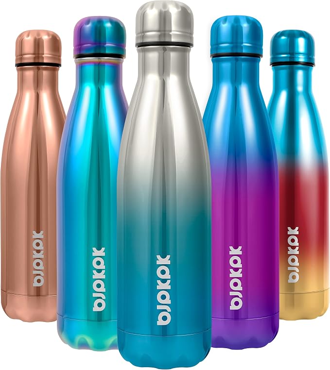 BJPKPK 17oz Insulated Stainless Steel Water Bottles, Sports Water Bottles Keep by BJPKPK