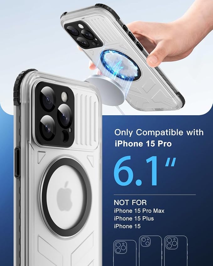 for iPhone 15 Pro Waterproof Case - Image 2