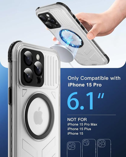 for iPhone 15 Pro Waterproof Case - Image 2