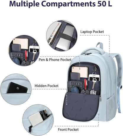 MATEIN 18 Inch Laptop Backpack for Women, TSA Approved Laptop Rucksack Large - Image 5