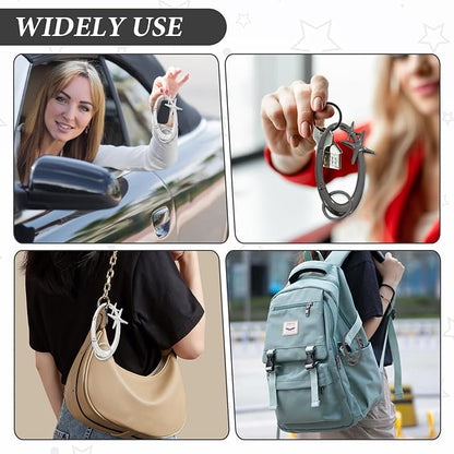2PCS Star Carabiner, Shiny Y2K Cute Carabiner, Simple Alloy Material, Suitable - Image 6
