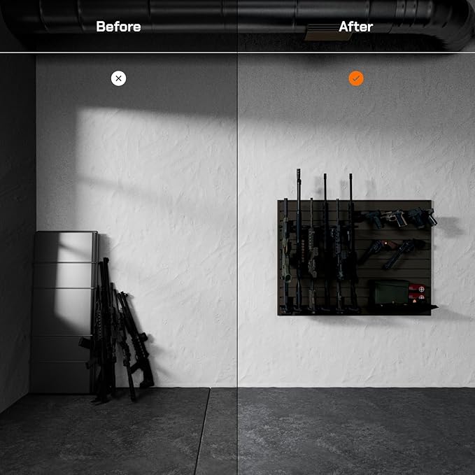 Hold Up Displays Gun Wall Mount Display, Modular Tactical Wall - Image 2