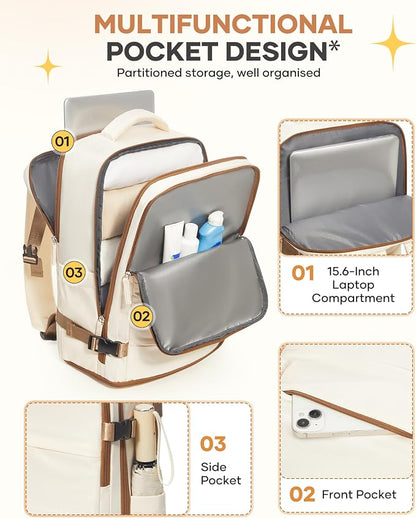 coofay Large Travel Backpack Carry on Flight Approved Mochila De Viaje Personal - Image 5