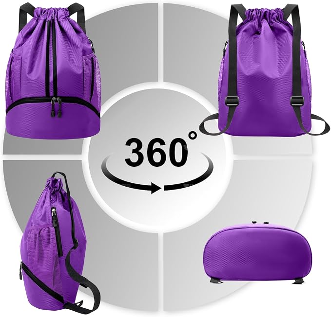 Hoedia Sports Drawstring Backpack - Image 9