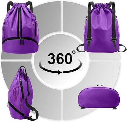 Hoedia Sports Drawstring Backpack - Image 9